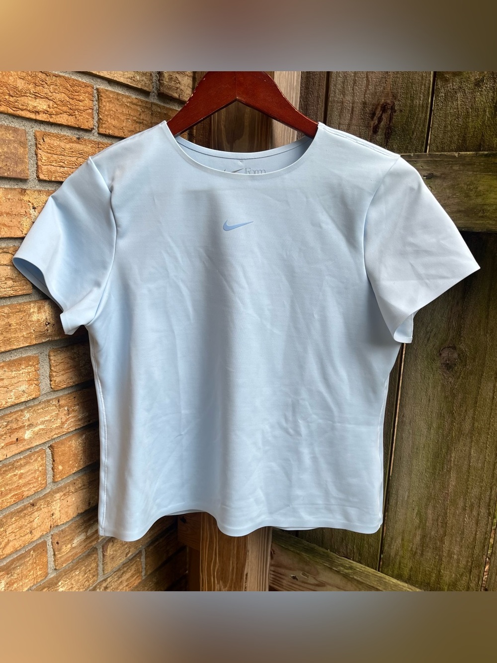 Nike Form Light Blue Short Sleeve Performance Tee